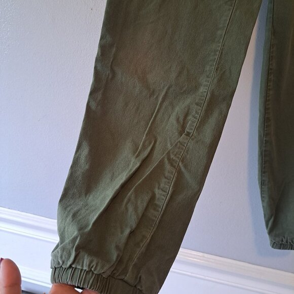 Vineyard Vine Girls‎ Military Green Pocketed Twill Jogger Pants Size 12 - Picture 4 of 13